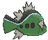 White-Striped Basculin back animated