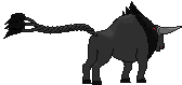 Paldean Tauros (Blaze Breed) back animated