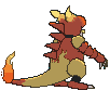 Magmar back animated