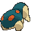 Cyndaquil back animated