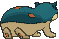 Quilava back animated