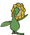 Sunflora back animated