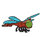 Yanma back animated