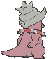 Slowking back animated