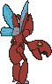 Scizor back animated