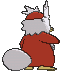 Delibird back animated