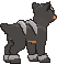 Houndour back animated