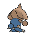 Hitmontop back animated