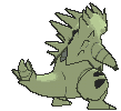 Tyranitar back animated