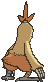 Combusken back animated