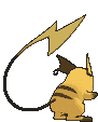 Raichu back animated