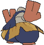 Hariyama back animated