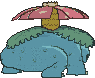 Venusaur back animated