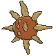Solrock back animated