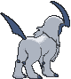 Absol back animated