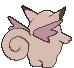 Clefable back animated