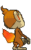 Chimchar back animated