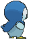 Piplup back animated