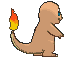 Charmander back animated