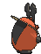 Kricketot back animated