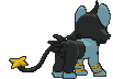 Luxio back animated