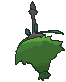 Plant Wormadam back animated