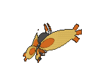 Mothim back animated