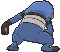 Croagunk back animated