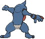 Toxicroak back animated