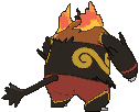 Emboar back animated