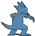 Golduck back animated