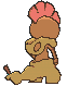 Scrafty back animated
