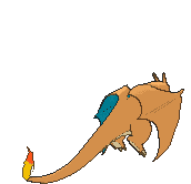Charizard back animated