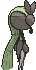 Aria Meloetta back animated