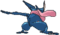 Greninja back animated