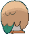 Rowlet back animated