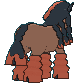 Mudsdale back animated