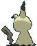 Disguised Mimikyu back animated