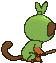Grookey back animated