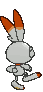 Scorbunny back animated