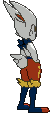 Cinderace back animated