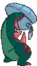 Dracovish back animated