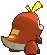 Fuecoco back animated
