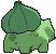 Bulbasaur back shiny animated