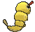 Caterpie back shiny animated
