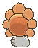 Sunny Castform back shiny animated