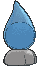 Rainy Castform back shiny animated