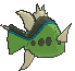 Blue-Striped Basculin back shiny animated