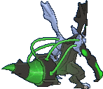 Black Kyurem back shiny animated