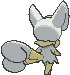 Female Meowstic back shiny animated